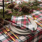 Christmas Classic Holiday Plaid Cotton Napkin Set of 8