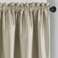 Colette Faux Silk Blackout Window Curtain & Scallop Valance