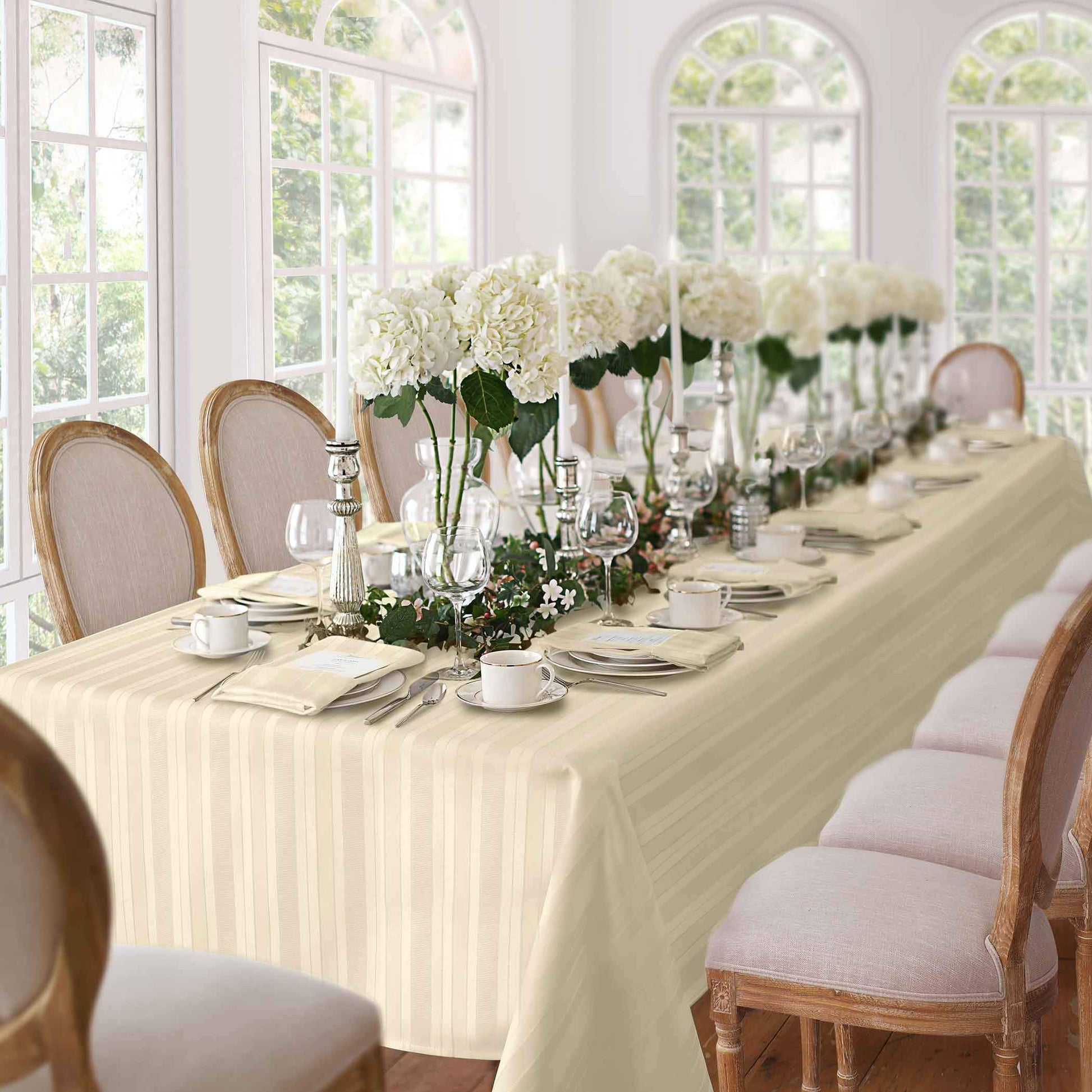 Denley Stripe Tablecloth