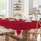 Mantel de jacquard a cuadros Elegance
