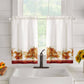 Autumn Pumpkin Grove Fall Tier Set and Valance-Elrene Home Fashions