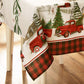 Vintage Christmas Tree Farm Holiday Tablecloth-Elrene Home Fashions