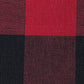 Farmhouse Red/Black Buffalo Check Kitchen Curtain Tiers Set