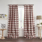 Grainger Buffalo Check Blackout Window Curtain-Elrene Home Fashions
