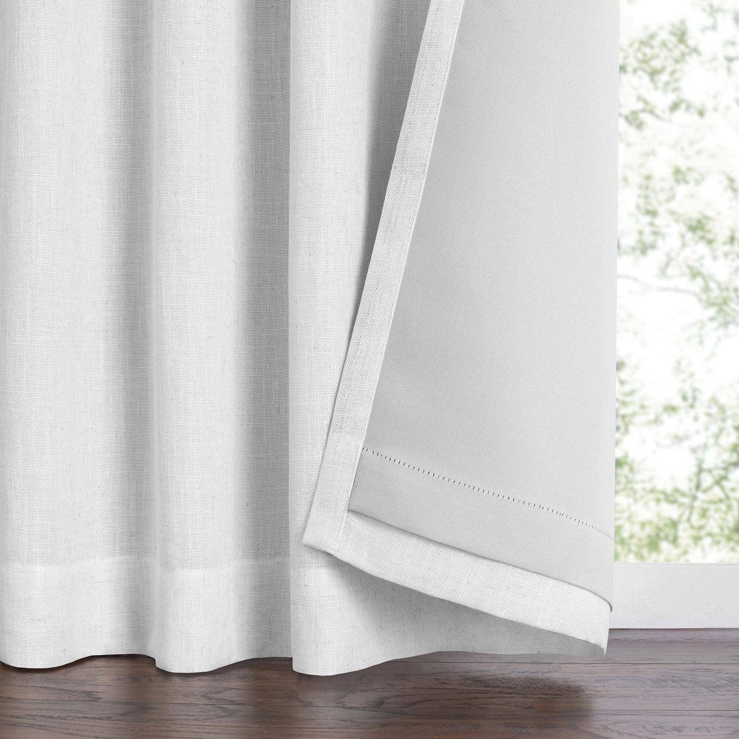 Harrow Solid Texture Blackout Window Curtain Panel