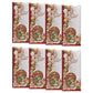 Holiday Turkey Bordered Fall Napkins, Set of 8