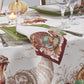 Holiday Turkey Bordered Fall Napkins, Set of 8