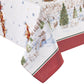 Santa’s Snowy Sleighride Tablecloth