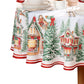Storybook Christmas Village Holiday Tablecloth