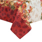 Swaying Leaves Bordered Fall Tablecloth