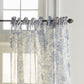Westport Floral Tie-Top Sheer Window Curtain-Elrene Home Fashions