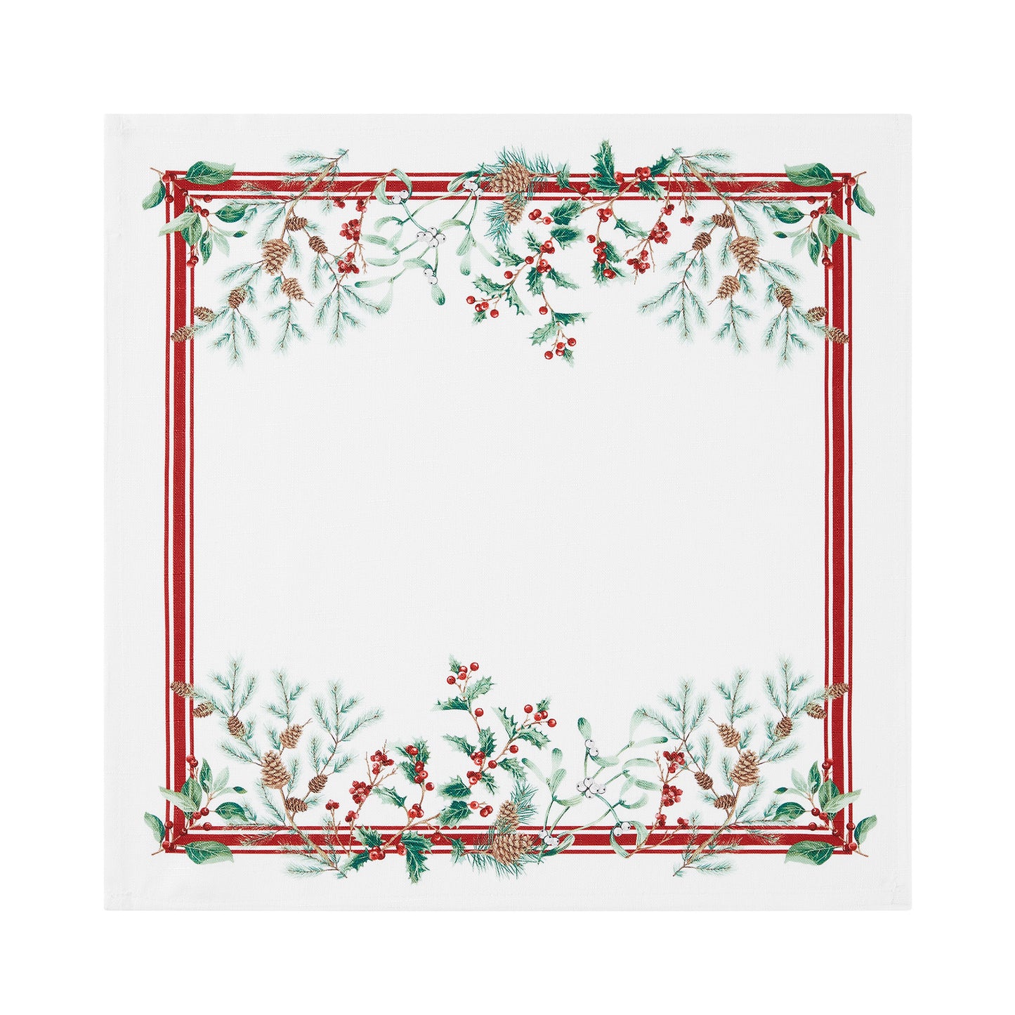 Winter Holiday Berry Napkin, Set of 4